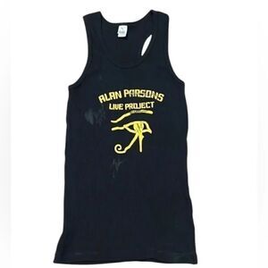 Alan Parsons size small 2002-2004 authentic vintage autographed tank top EVC